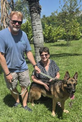 1930
DIESEL SENIOR WITH NEW DAD INGO AND MOM TERESA DOG 1930
