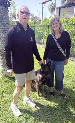 1795
OBI WITH NEW MOM SHERYL AND DAD DARREN DOG 1795
