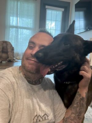 1806
DUTCH WITH NEW DAD JOHN DOG 1806
