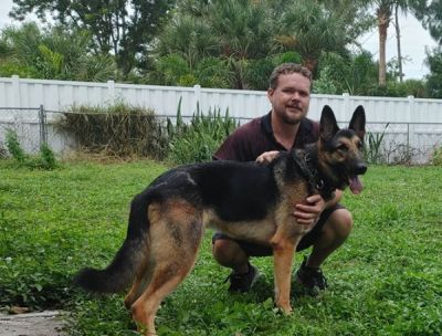 1820
WINSTON WITH NEW DAD JOSH DOG 1820
