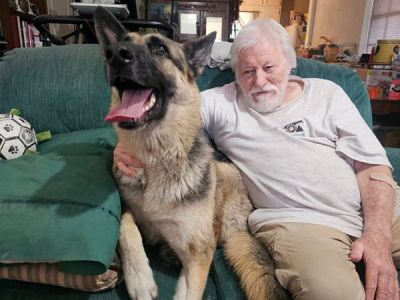 1859
ROSIE2 WITH NEW DAD BOB DOG 1859
