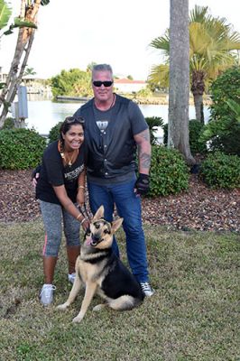 TIFF AKA DAISY WITH MOM ANN AND DAD BILL DOG 749
