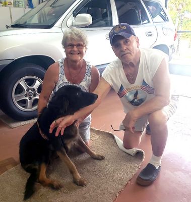 ROXY WITH NEW MOM FRAN AND DAD MIKE DOG 1230
Keywords: 1230